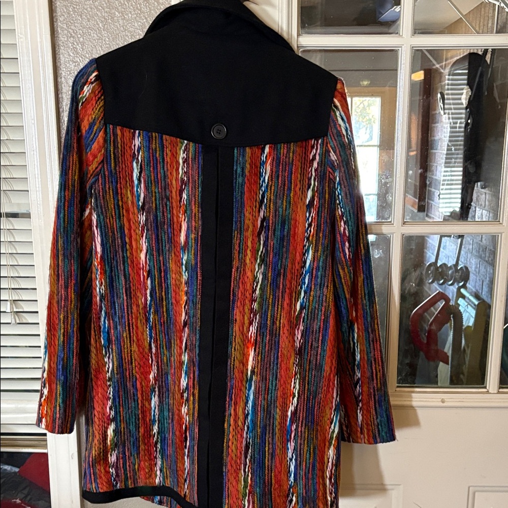 Moon Collection Multicolored Striped Jacket - Picture 4 of 4